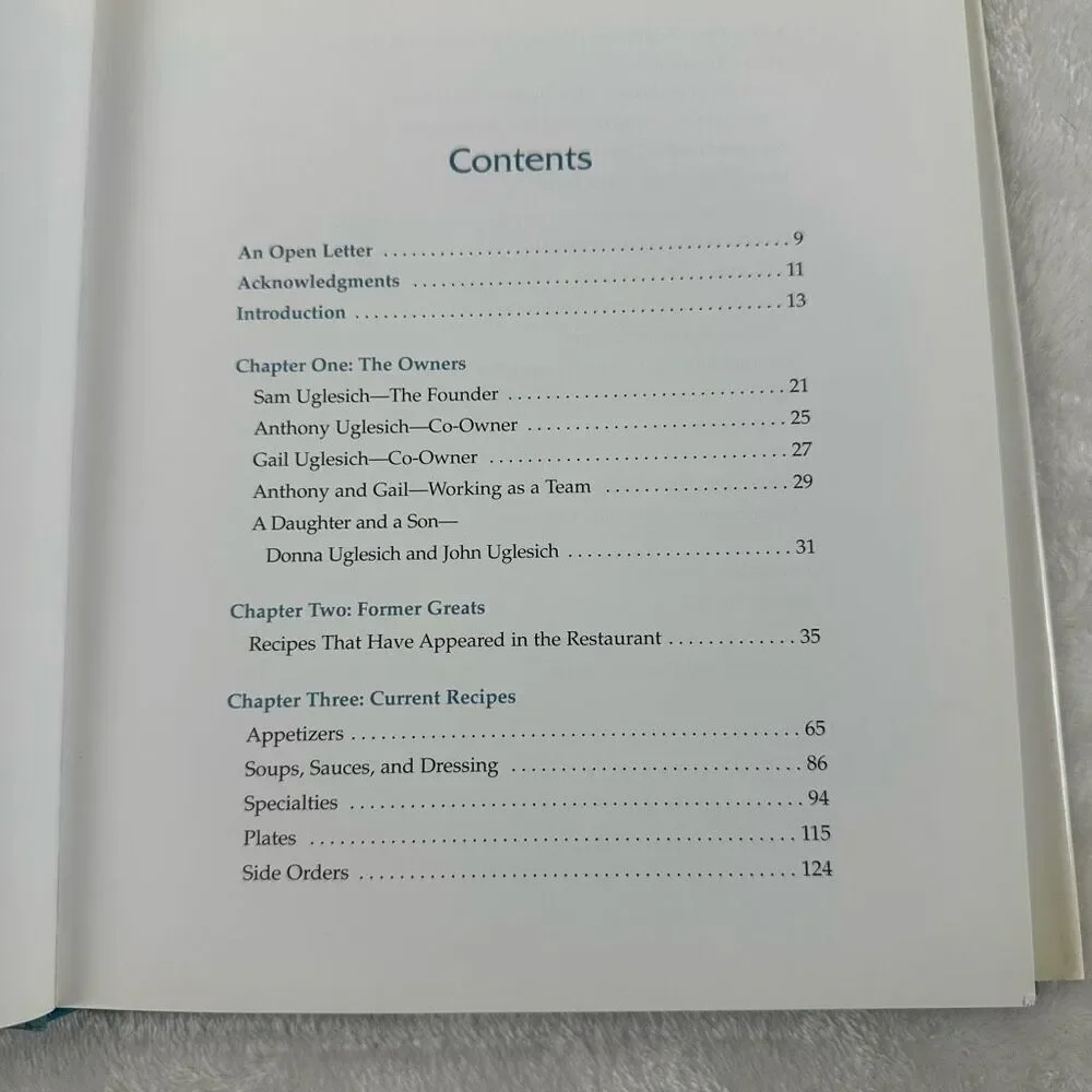 Uglesich's‎ Restaurant Cookbook By John Uglesichs Hardcover Recipe Book